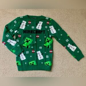 Minecraft Holiday Sweater